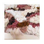 Tissage encadré tableau textile