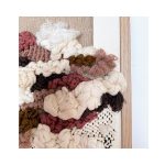 Tissage encadré tableau textile