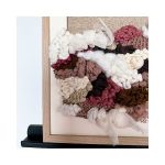 Tissage encadré tableau textile