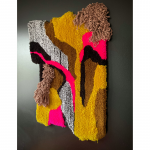 tapisserie murale Serengeti art africain tufting