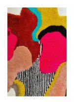 tufting mural himalaya oeuvre d'art textile contemporaine tapisserie tapis pour espaces de standing