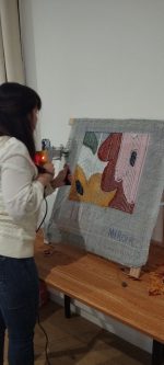 atelier tufting val de marne avec Clarissa Vasté