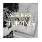 atelier tufting Val-de-Marne, élève durant un atelier de tufting
