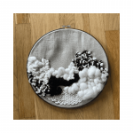 atelier tissage sur tambour avec Clarissa Vasté artiste textile