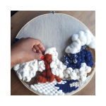 atelier tissage intuitif clarissa Vasté, art textile